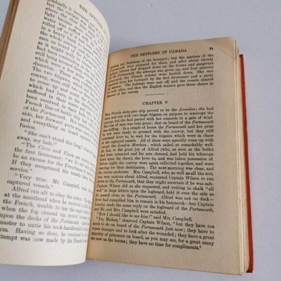 1910s Settlers in Canada Book Captain Marryat Blackie Pub Art Deco Ornate - Picture 7 of 7